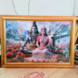 Premium LED Photo Frame 12×18 Inch | 1.5 Inch Border | Elegant Golden Finish | Wall Mount Decorative Frame